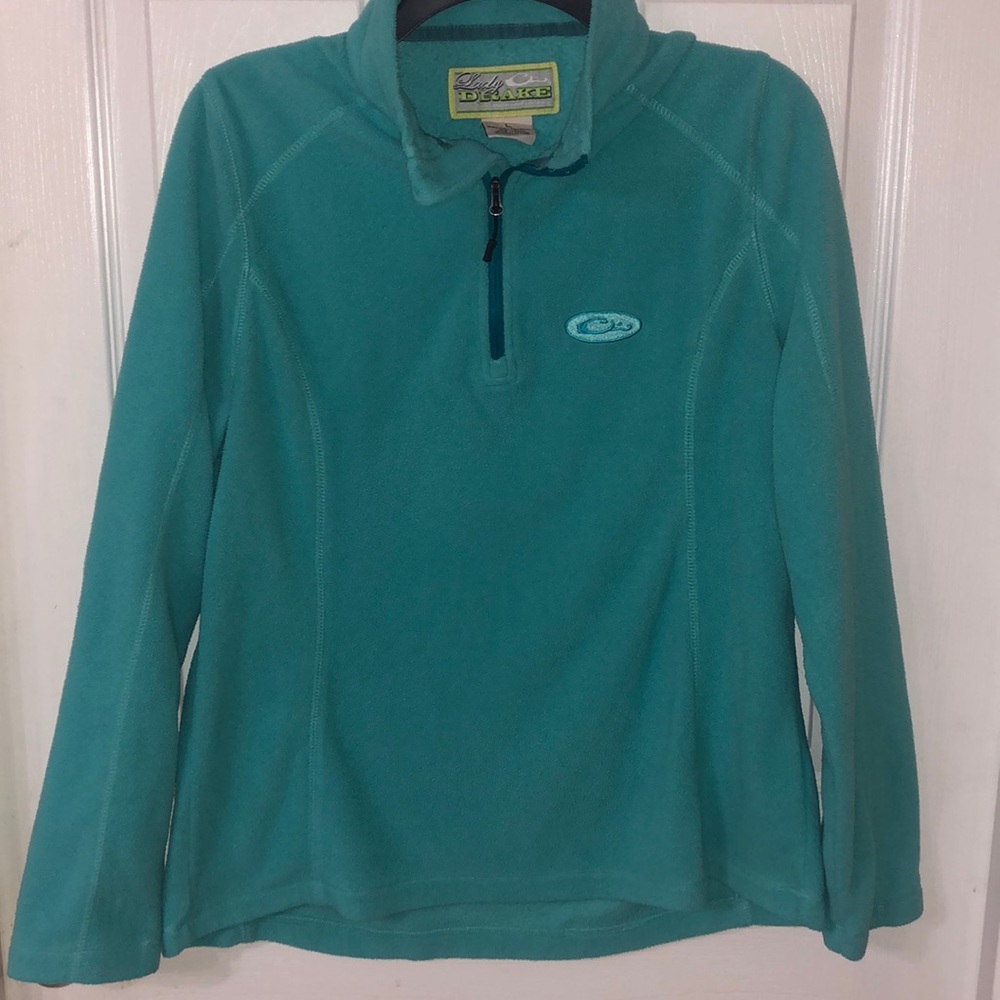 Lady Drake fleece pullover size LARGE!! 🤍🦆